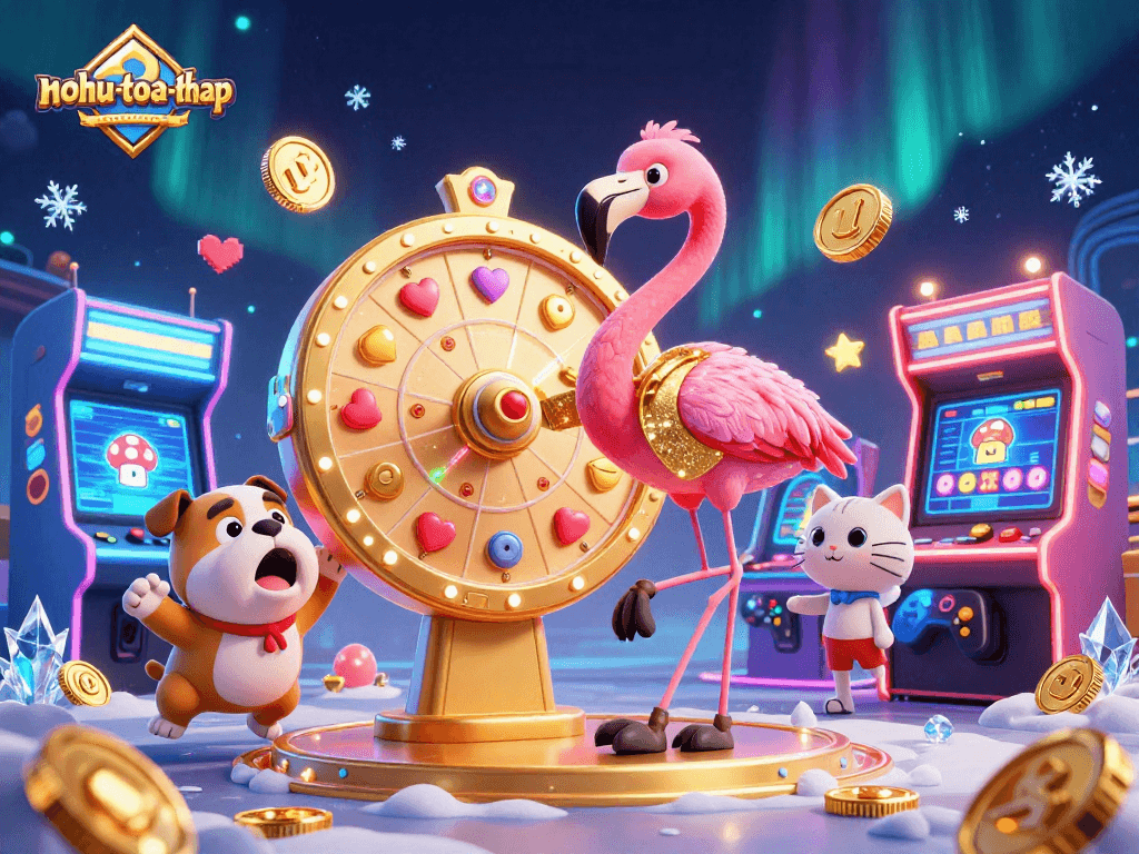 Spin the giant prize wheel in nohu-toa-thap for exciting wins and valuable prizes.