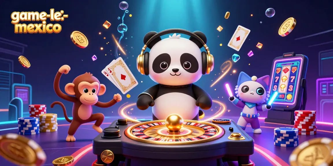 Engage with the vibrant game-le-hoi-mexico scene featuring fun characters and dynamic casino elements.