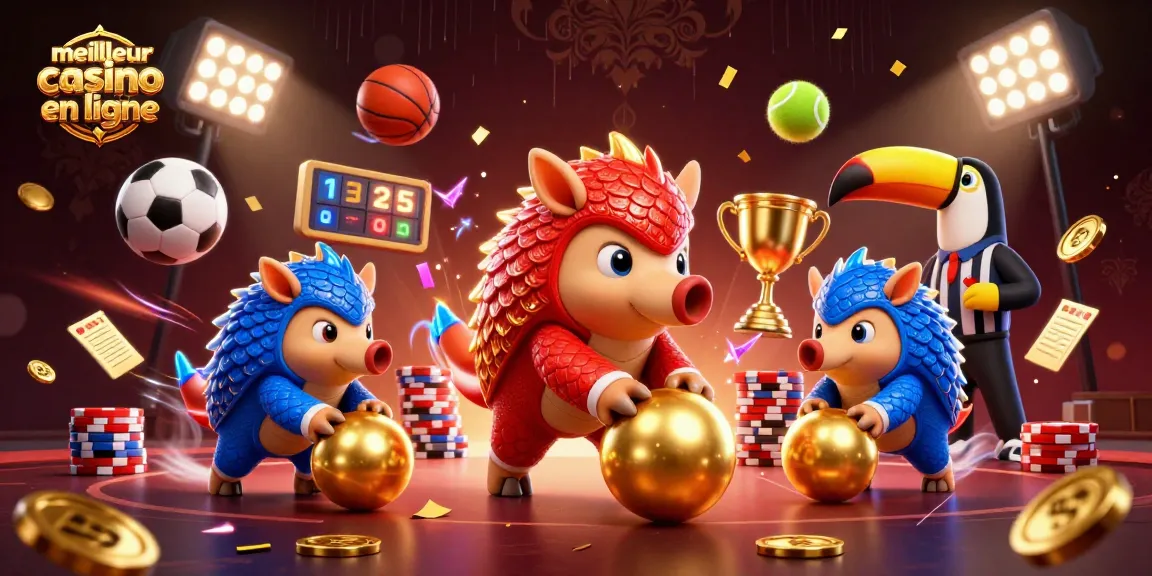 Jouez dans le meilleur casino en ligne, où des pangolins courent à travers des jetons de poker!