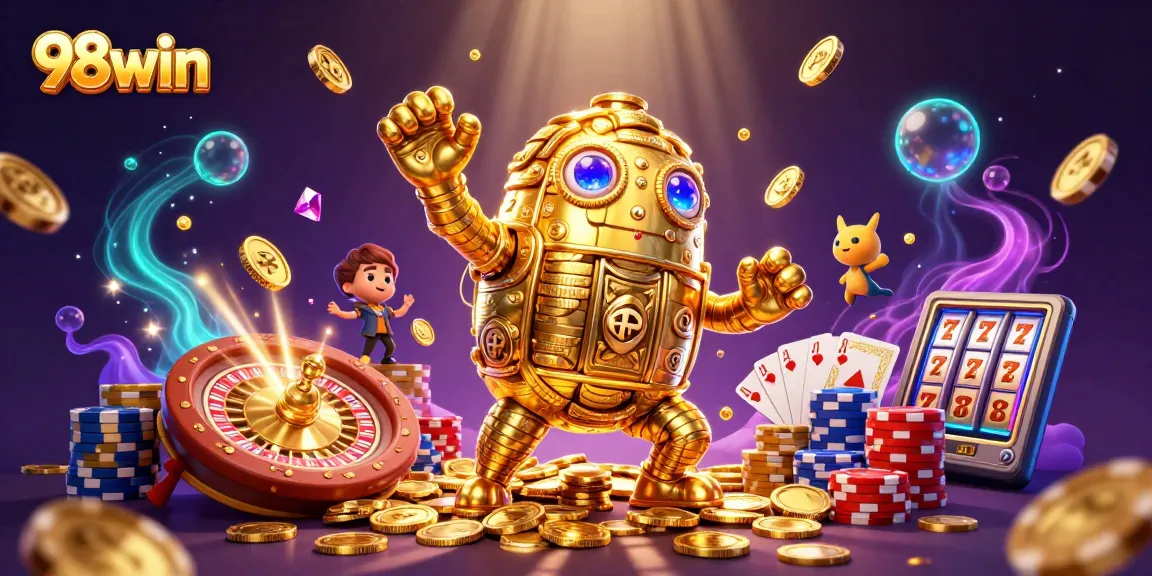 Experience thrilling jackpots and casino games with 98win's captivating slots and golden rewards