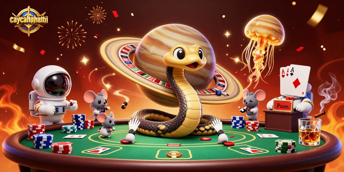 Experience the thrill of caycanhphattai with astronauts betting on cosmic roulette rings.