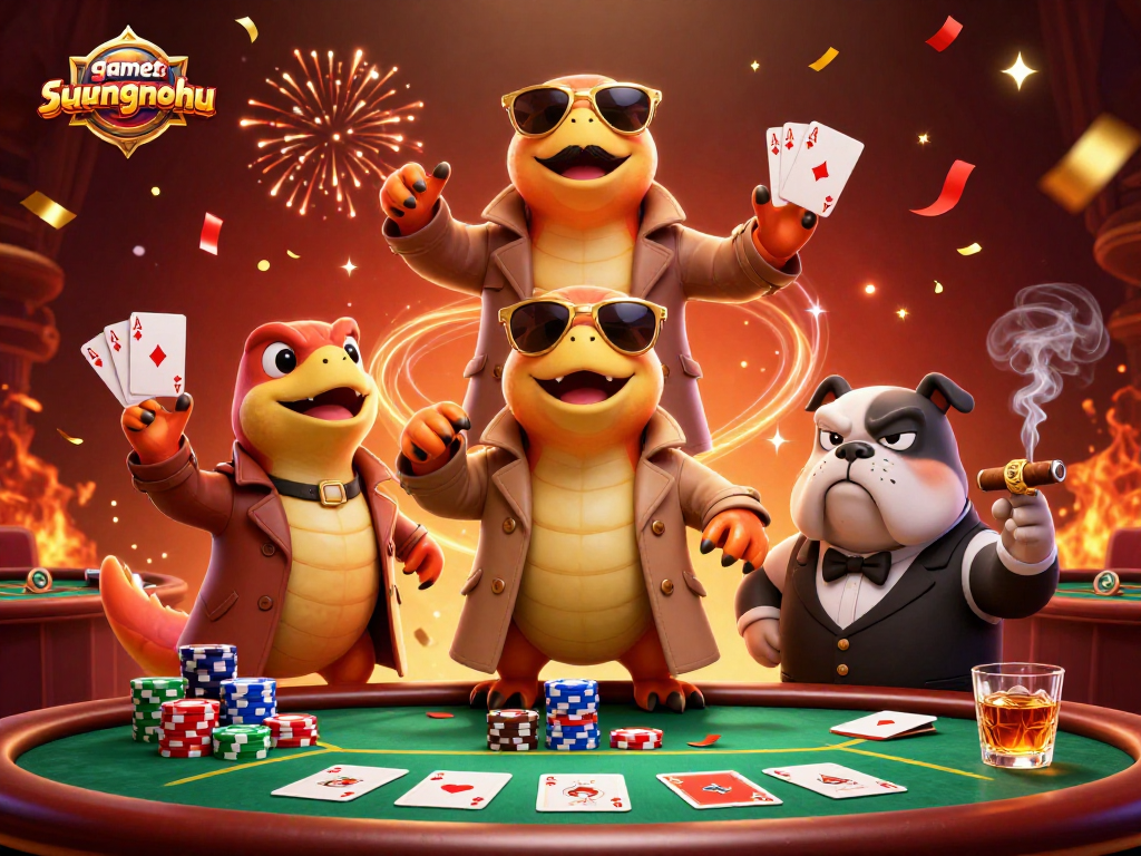 Experience the excitement at gamethuongnohu's VIP casino as raptors attempt to enter.