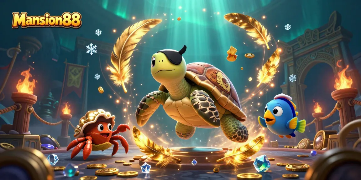 Mansion88 offers thrilling online betting opportunities amidst a vibrant underwater casino world.