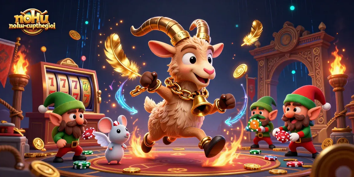 Nohu-cupthegioi enchants players in a festive casino with Krampus and angelic characters