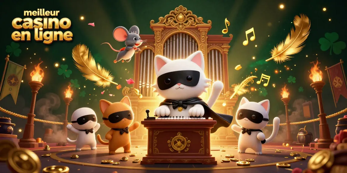 Jouer au meilleur casino en ligne avec des personnages animés dans une scène captivante.
