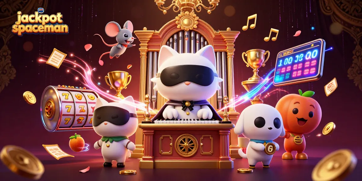 Experience the thrill of jackpot spaceman with a lively 3D casino scene filled with action and excitement.