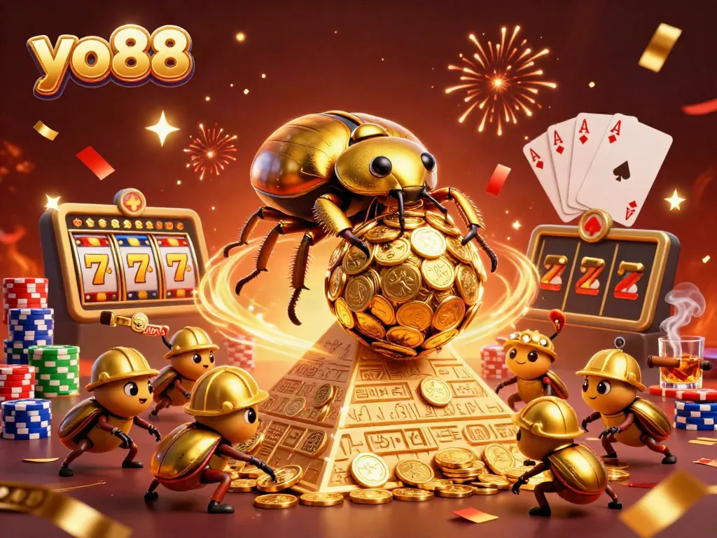 Experience thrilling wins at yo88 with golden beetles and rich casino rewards!