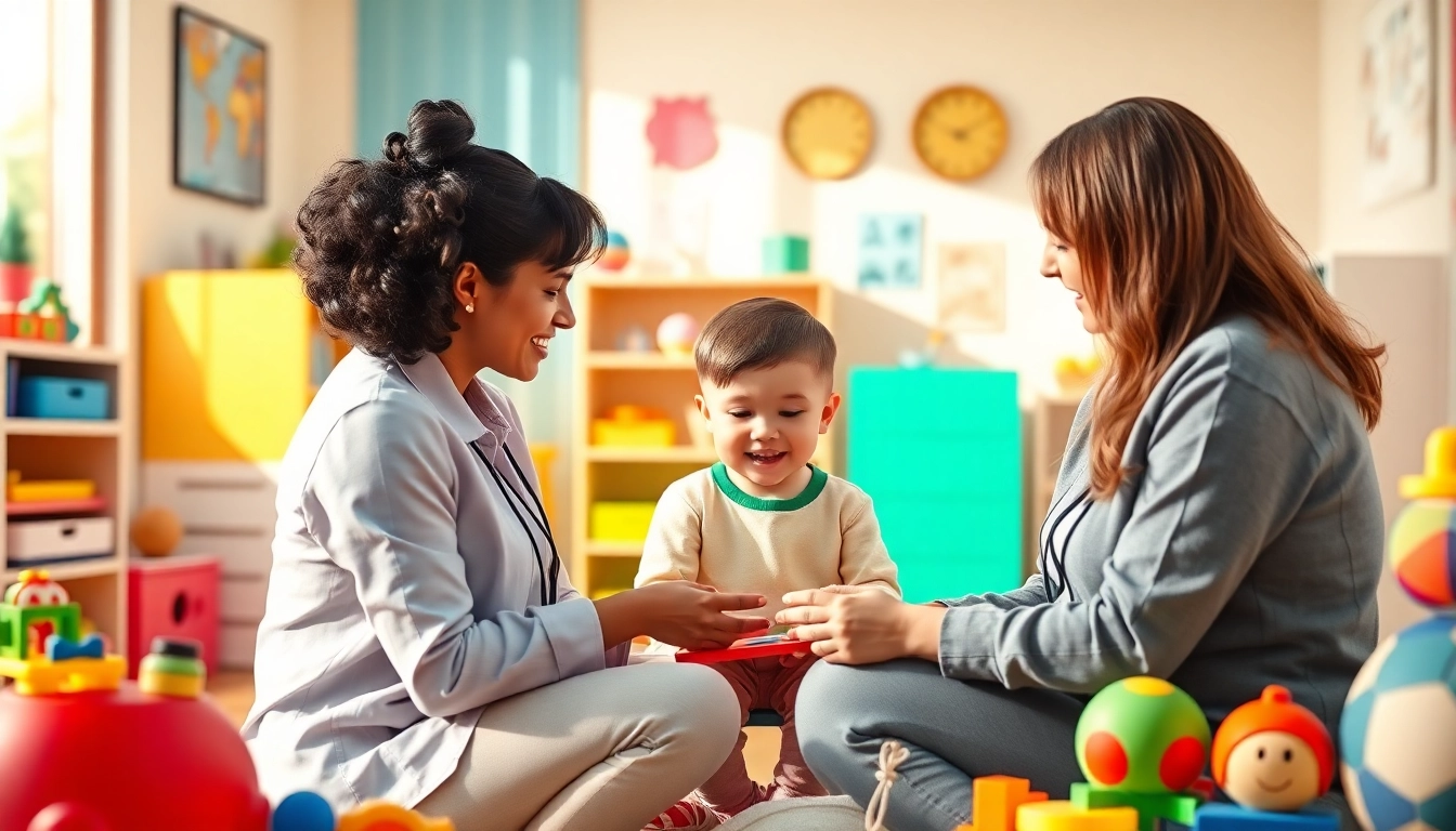 Engaged child learning ABA therapy in Troy with a therapist in a supportive environment.