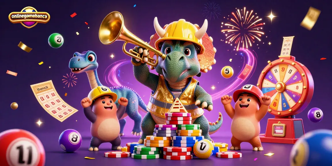 Experience thrilling action at onlinegamebanca with a vibrant celebration of casino elements.