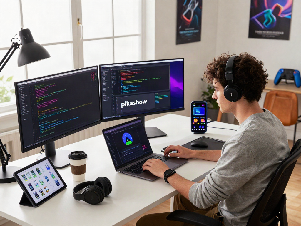 Developing software while downloading the pikashow apk for seamless entertainment integration.