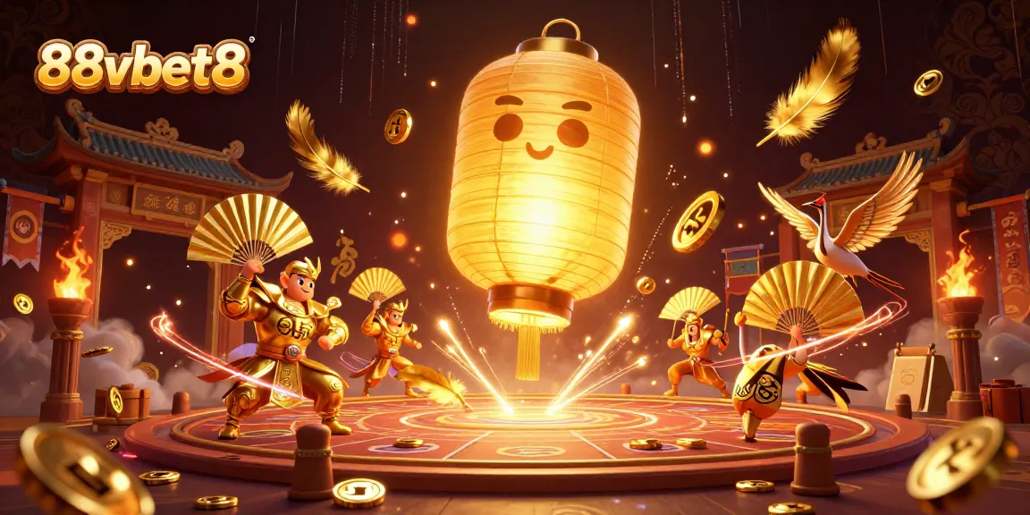 Engage with thrilling games at 88vbet8, where vibrant lanterns and warriors illuminate your gaming experience!