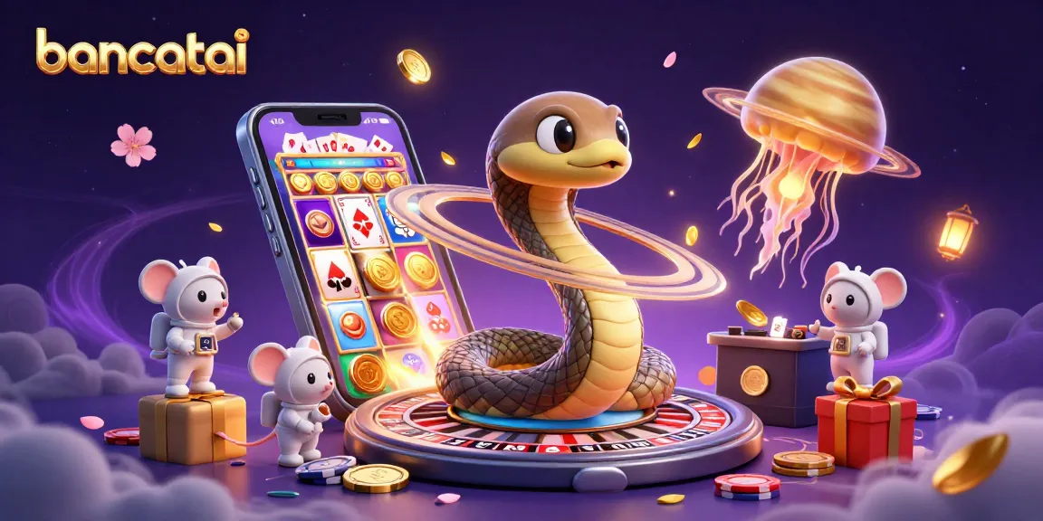 Betting on roulette with bancatai while enjoying vibrant cosmic casino scenes.