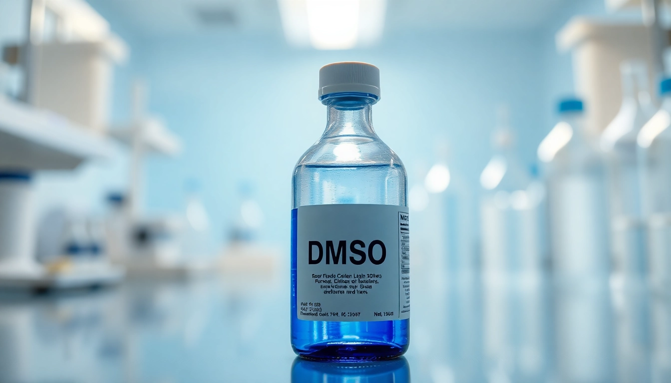 Order high-quality DMSO solution in a professional lab setting showcasing purity and reliability.