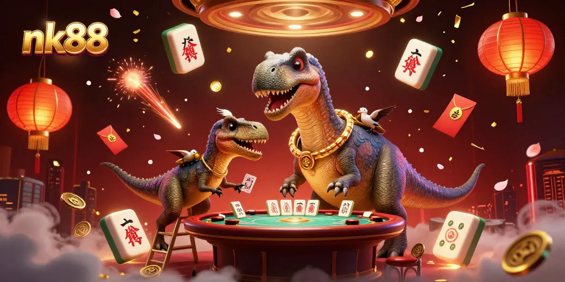 Experience the thrill of nk88 with vibrant casino scenes filled with whimsical characters and elements.