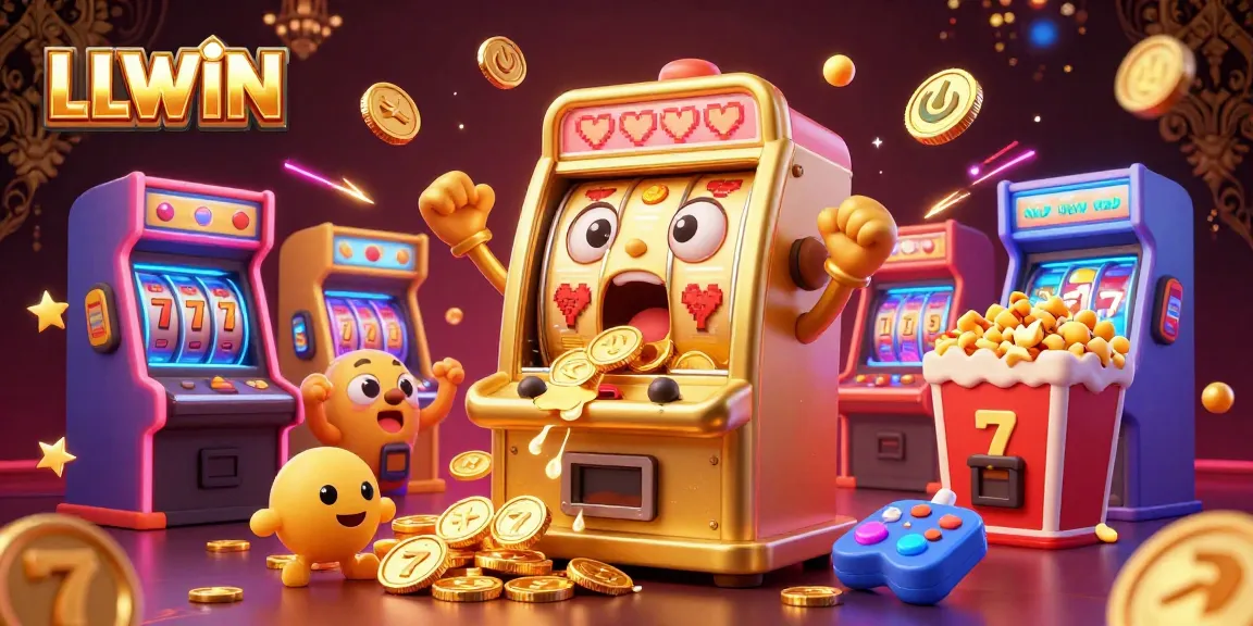 LLWIN slot machine surprises with a jackpot, celebrating a thrilling casino moment.