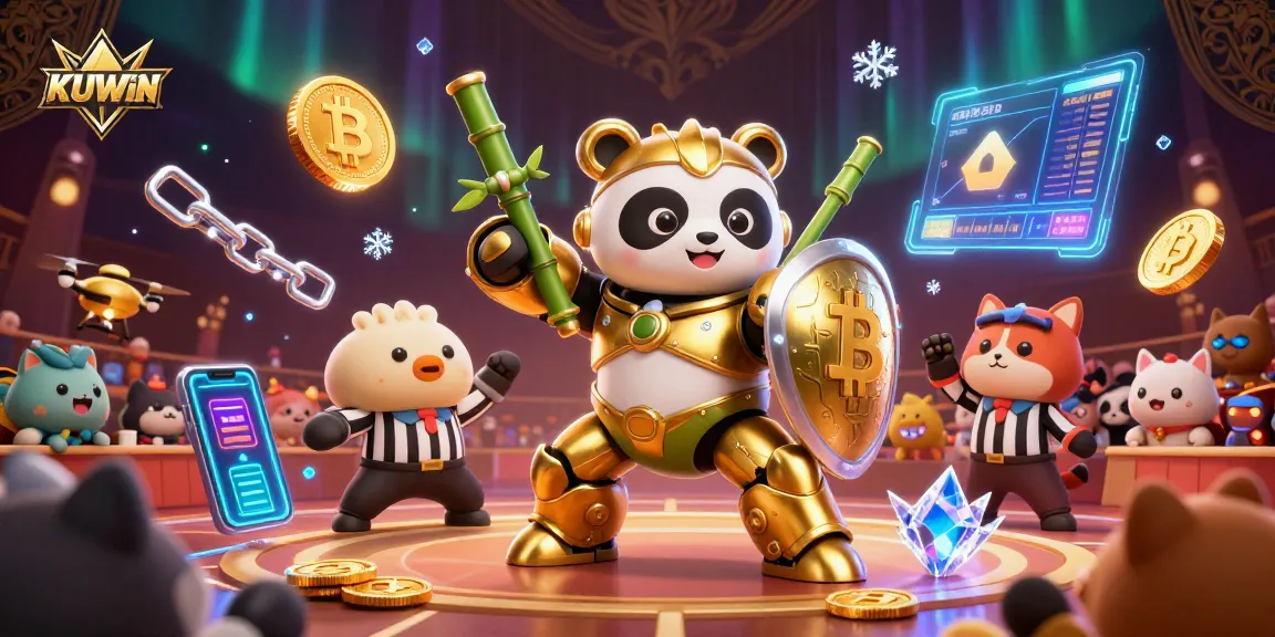 Engage with KUWIN's exciting gaming universe featuring vibrant characters and dynamic casino elements.