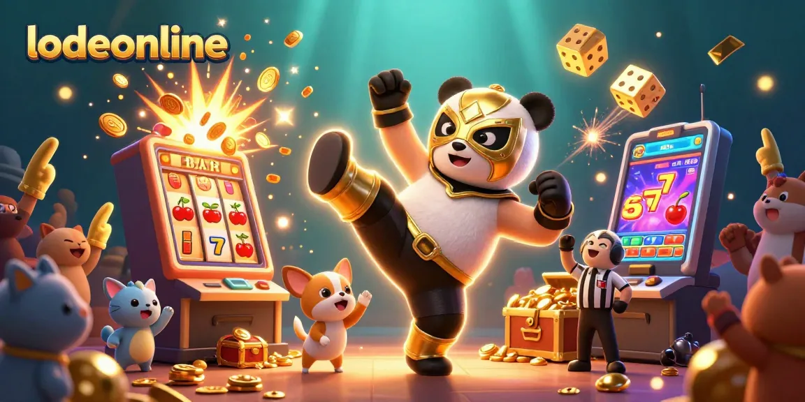 Experience thrilling wins at lodeonline with a vibrant, action-packed slot scene.