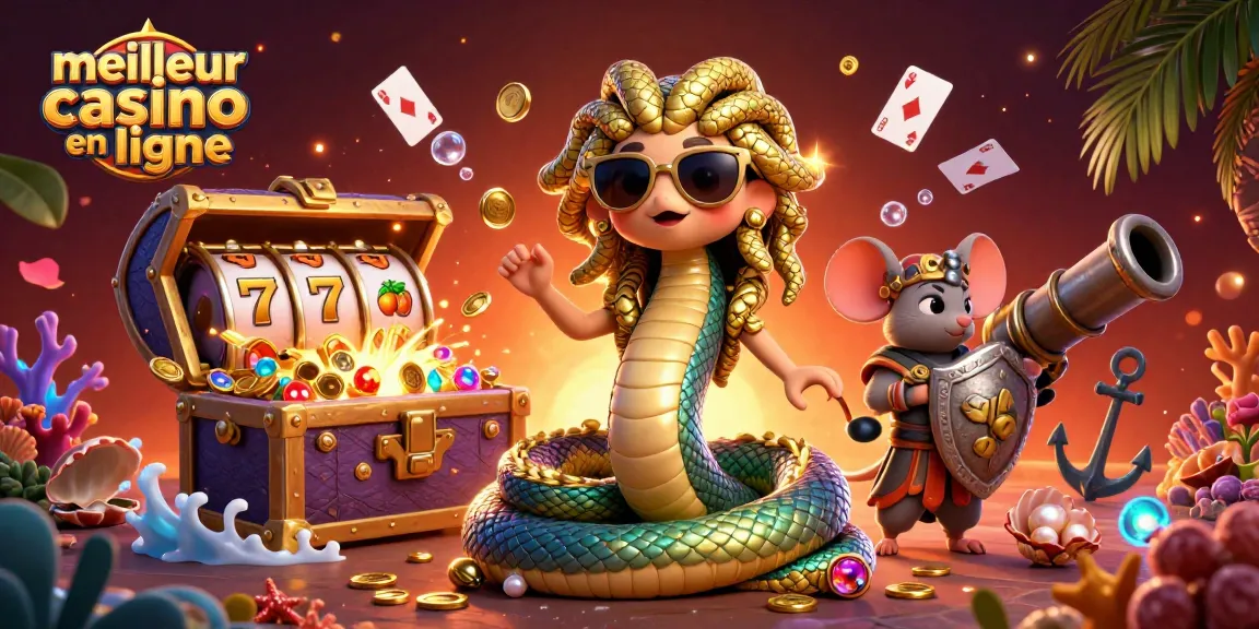Gagnez au meilleur casino en ligne avec Medusa et des éléments de machines à sous animées