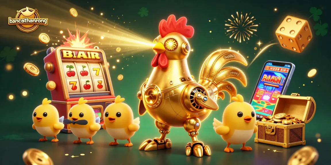 Engage the bancathanrong experience with vibrant casino slots and dynamic gaming elements lighting up the scene.