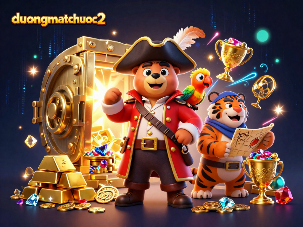Experience the thrilling gameplay of duongmatchuoc2 as the pirate captain bear challenges fortune with treasures and excitement.