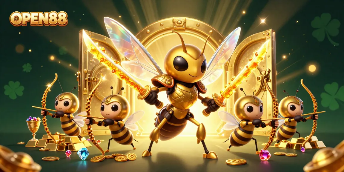 Engage with the lively world of OPEN88 and its thrilling gambling landscape filled with lucky symbols and treasure.