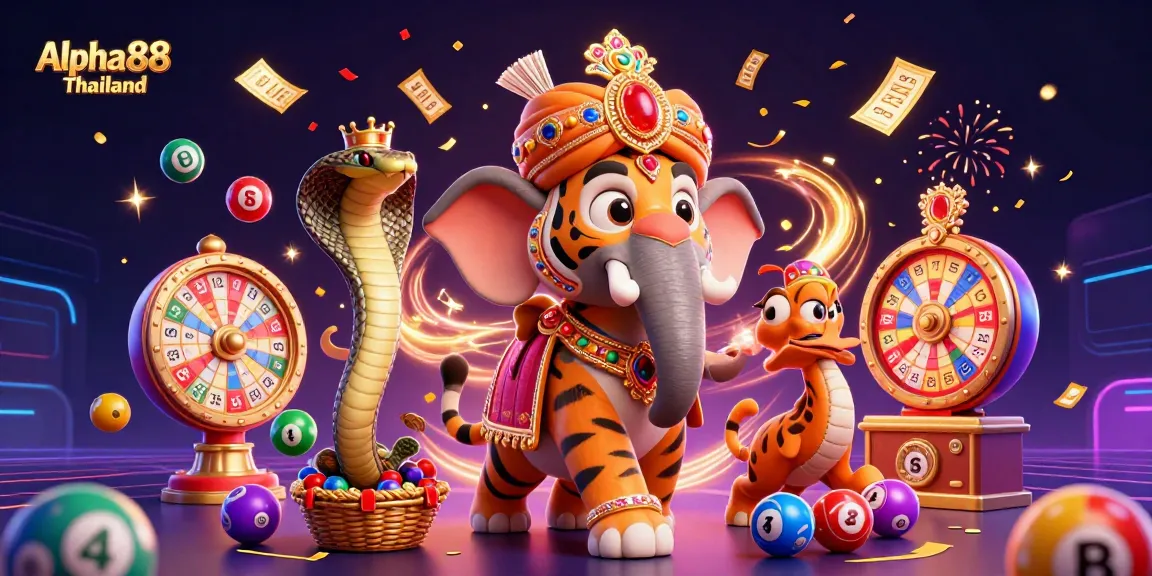 Win big with Alpha88 Thailand promotions through vibrant lottery-themed gaming festivities.