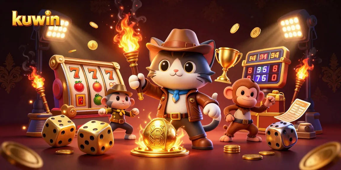 Kuwin elevates excitement with a golden casino artifact reveal in a dynamic, treasure-filled adventure.