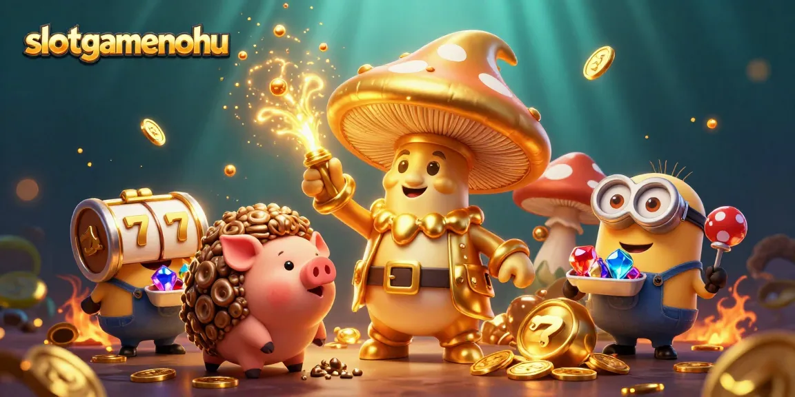 Experience thrilling slots with slotgamenohu featuring golden wizard magic and treasure hunting!