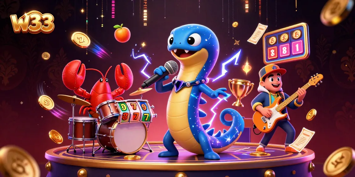 Join the vibrant w33 pokies experience with electrifying gaming visuals and dynamic casino elements.