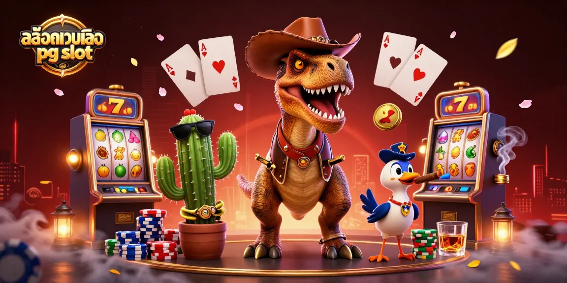สล็อตเว็บตรง pg slot นำเสนอการเล่นเกมที่มีสีสันและสนุกสนานผ่านชาวตะวันตกและตัวละครต่างๆ