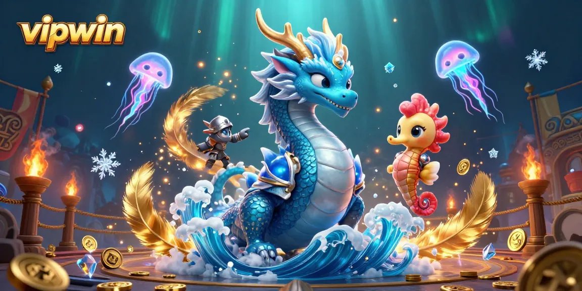 Experience exciting gameplay at vipwin with a stunning interactive illustration of a vibrant casino scene.