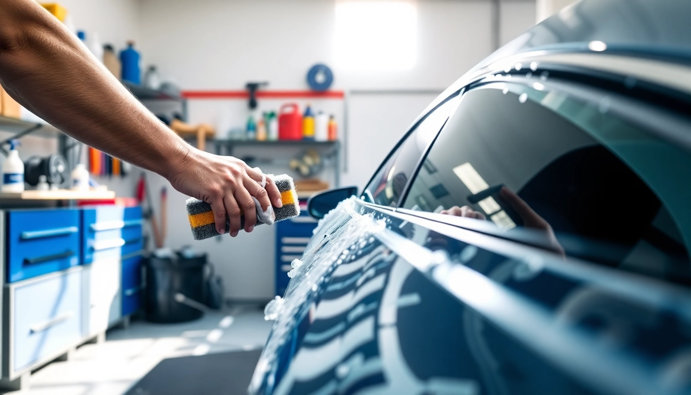 Learn how to start car detailing at home with a professional setup and essential tools in action.