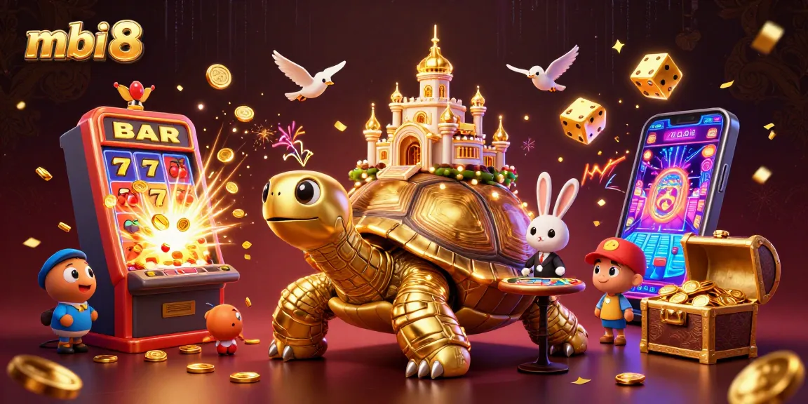 Experience thrilling gaming at mbi 8 with its golden tortoise casino and vibrant slot activities.